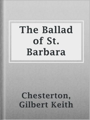 cover image of The Ballad of St. Barbara